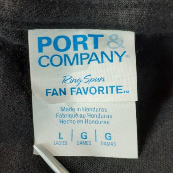 Thank You Have a Nice Day - Take Out Bag - New Women's Large Black T-Shirt - Picture 3 of 4